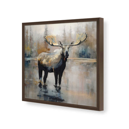 [Color:Espresso], Picture of art in a Espresso frame of the corner