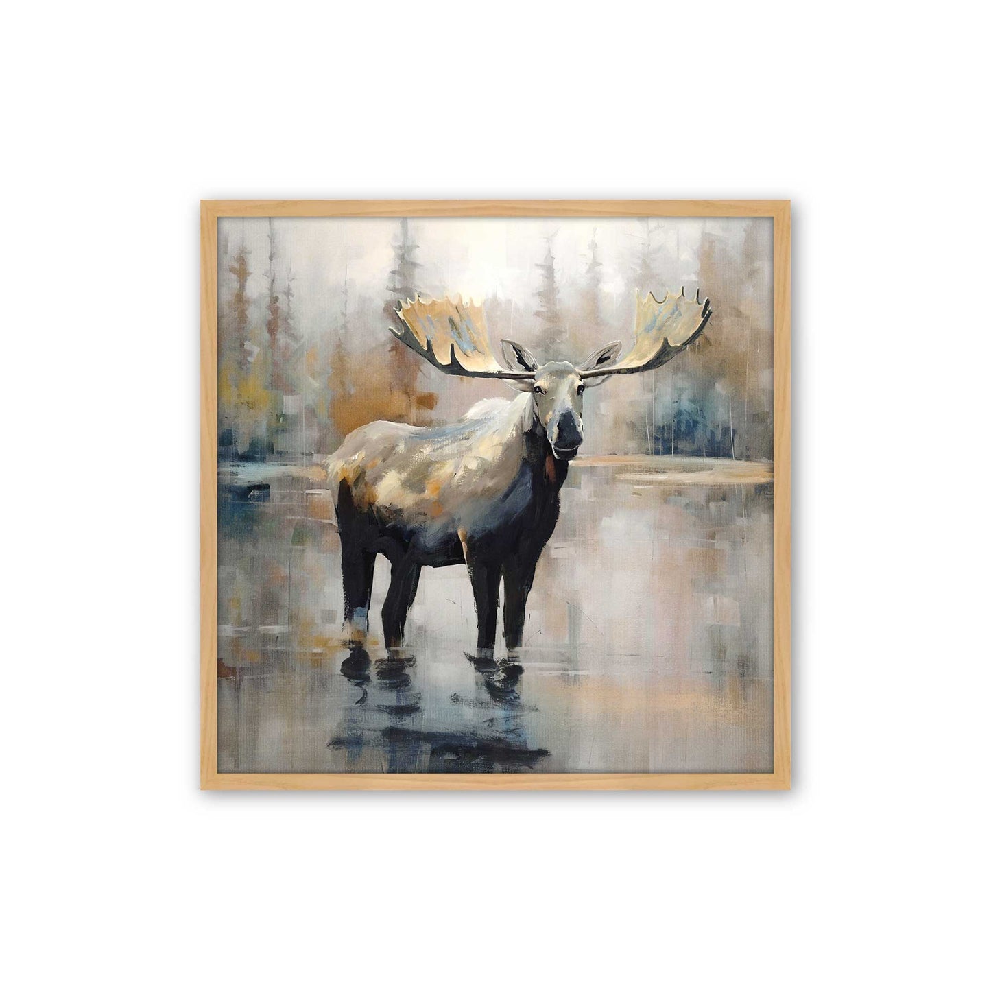 [Color:American Maple], Picture of art in a American Maple frame