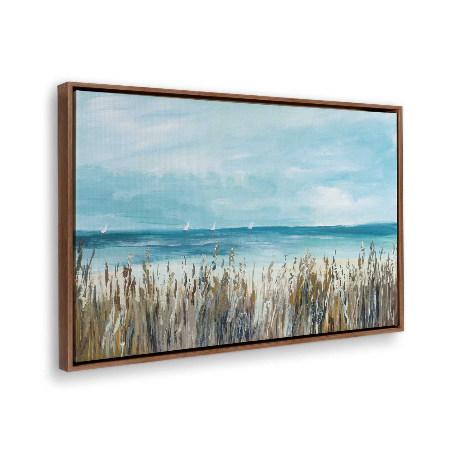[Color:Walnut], Picture of the corner of the art