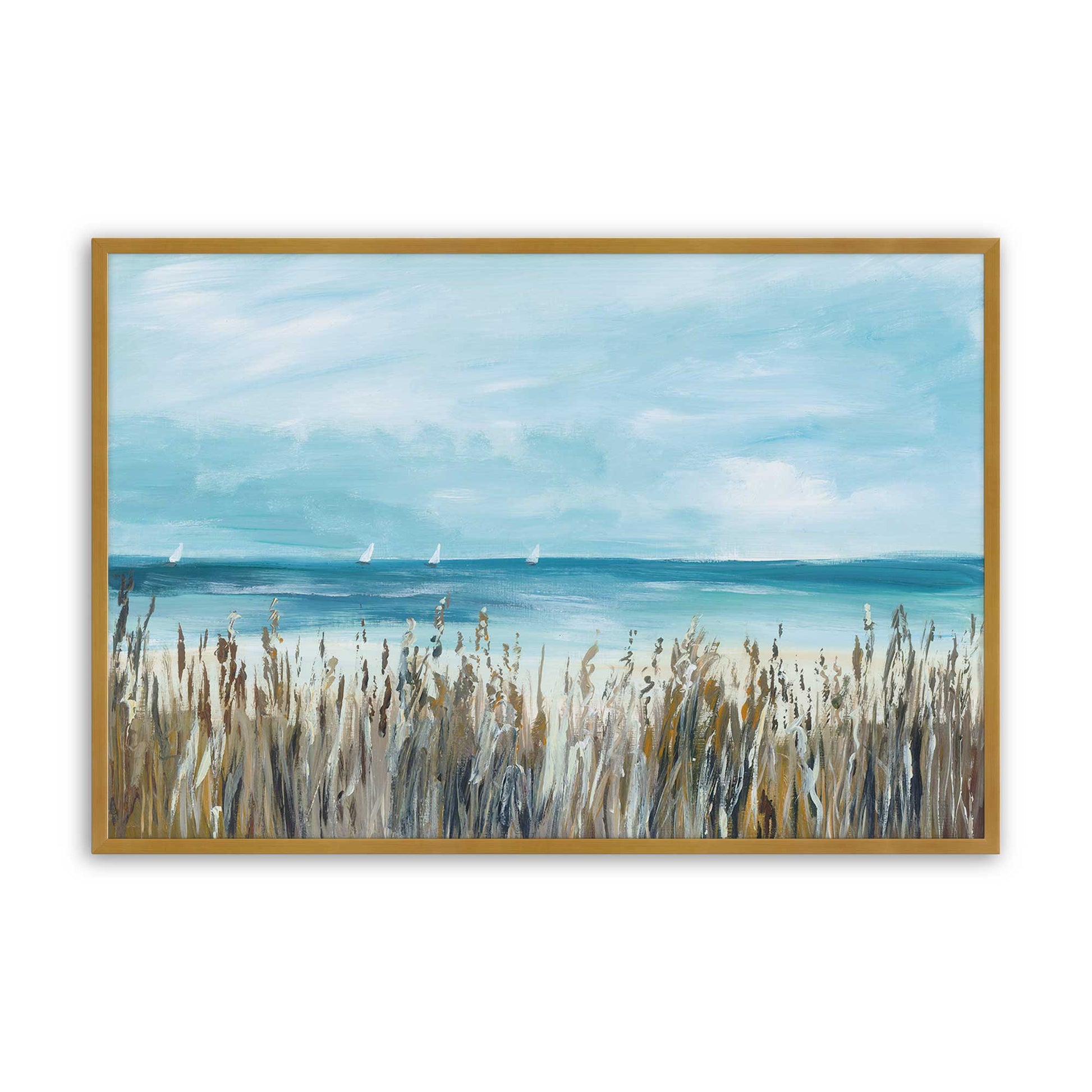 [Color:Polished Gold], Picture of art in a Polished Gold frame