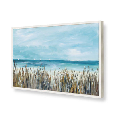[Color:Opaque White], Picture of art in a Opaque White frame of the corner