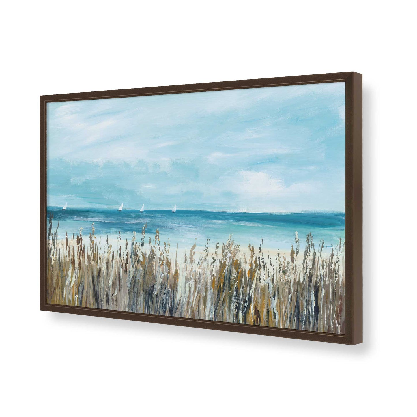 [Color:Belvinder Brown], Picture of art in a Belvinder Brown frame of the corner