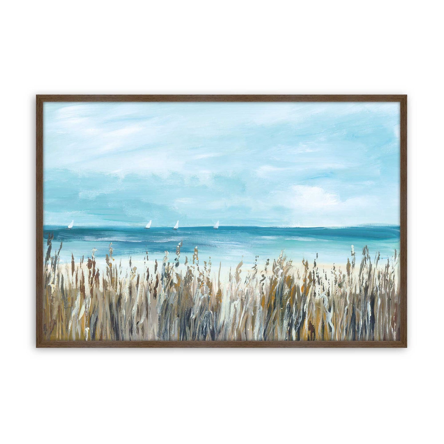 [Color:Walnut], Picture of art in a Walnut frame