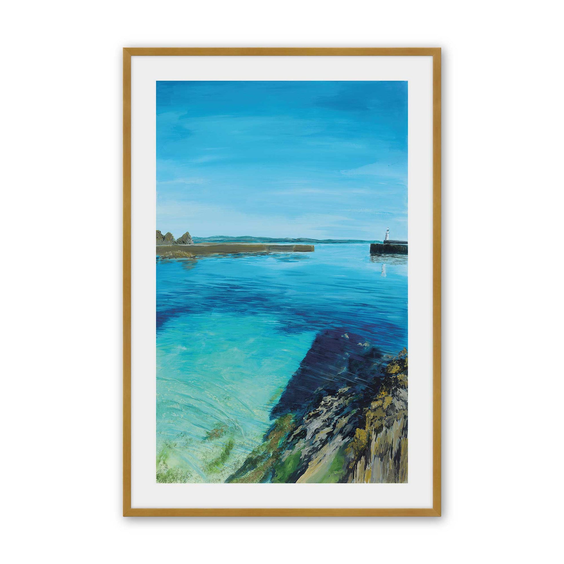 [Color:Polished Gold], Picture of art in a Polished Gold frame