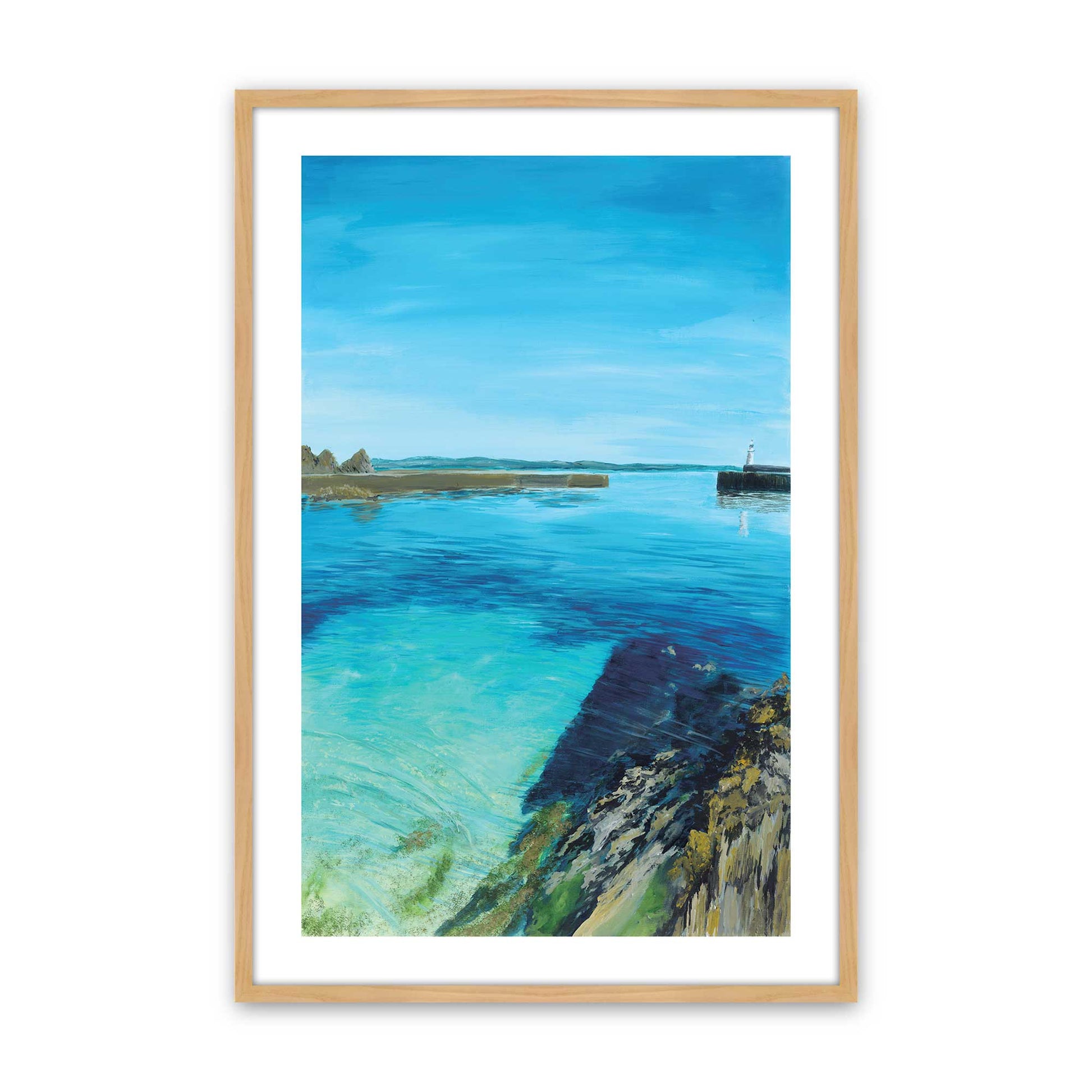 [Color:American Maple], Picture of art in a American Maple frame