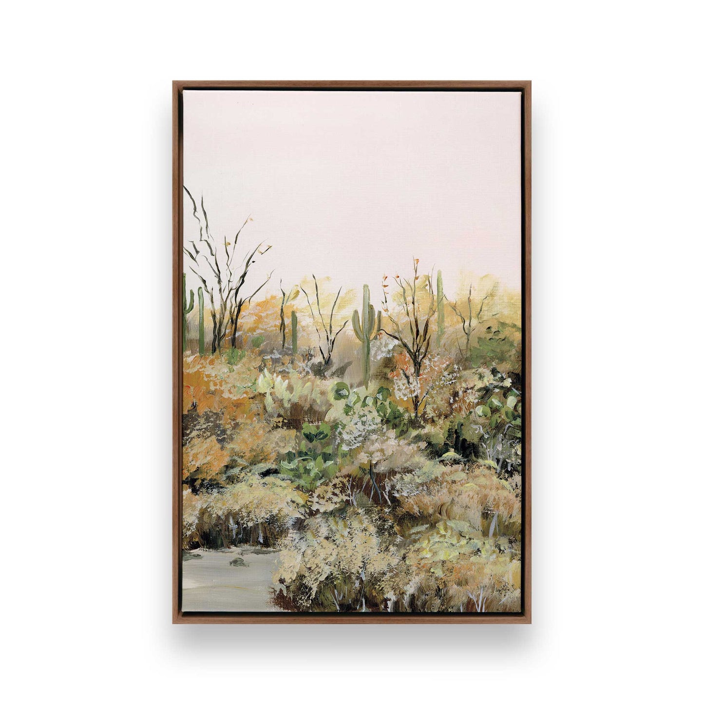 [Color:Walnut], Picture of art in a Walnut frame