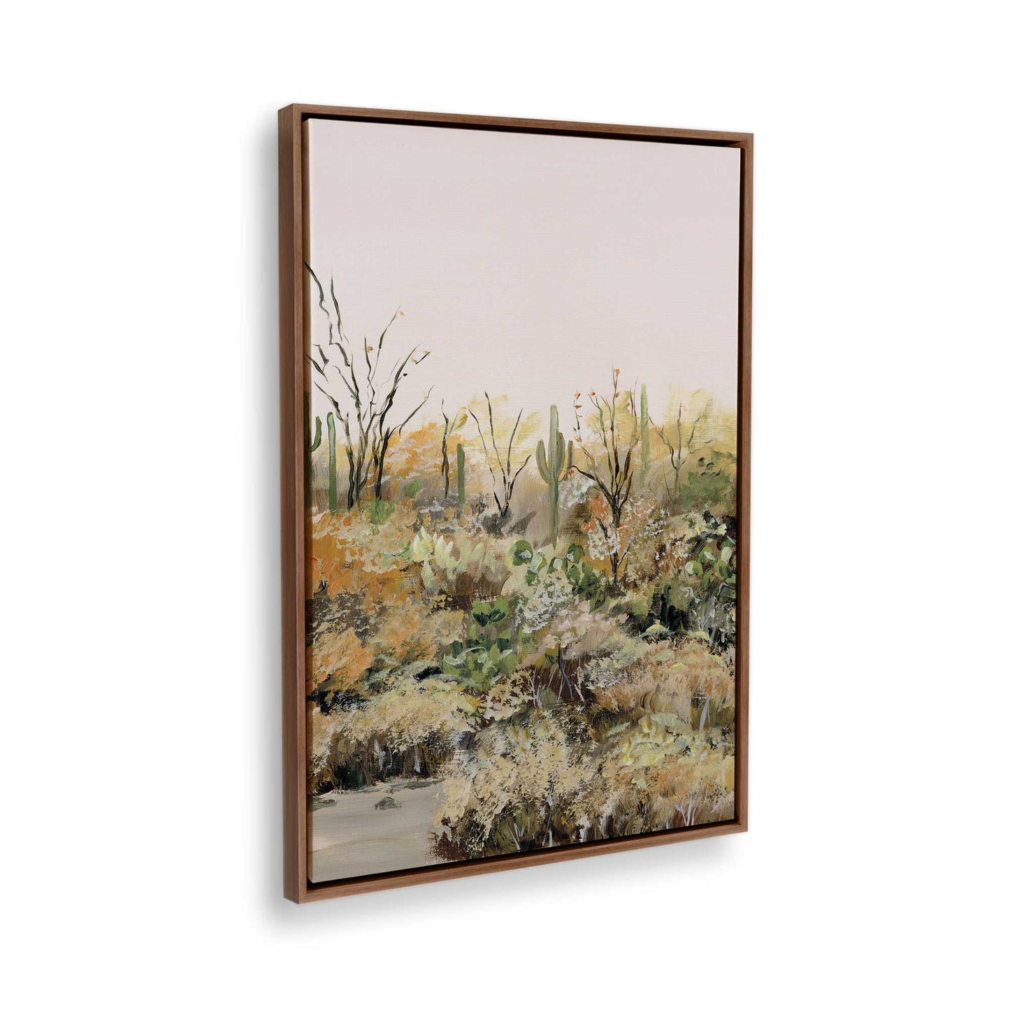 [Color:Walnut], Picture of the corner of the art