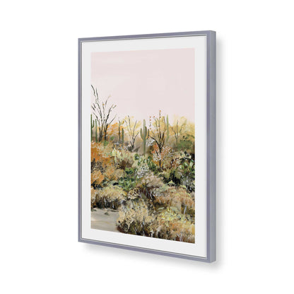 [Color:Polished Chrome], Picture of art in a Polished Chrome frame of the corner