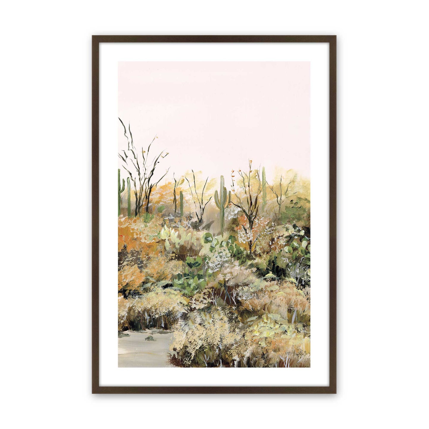 [Color:Belvinder Brown], Picture of art in a Belvinder Brown frame
