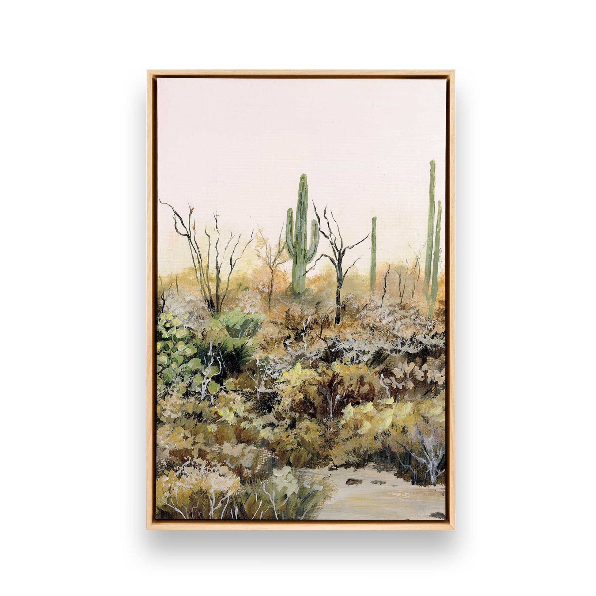 [Color:American Maple], Picture of art in a American Maple frame