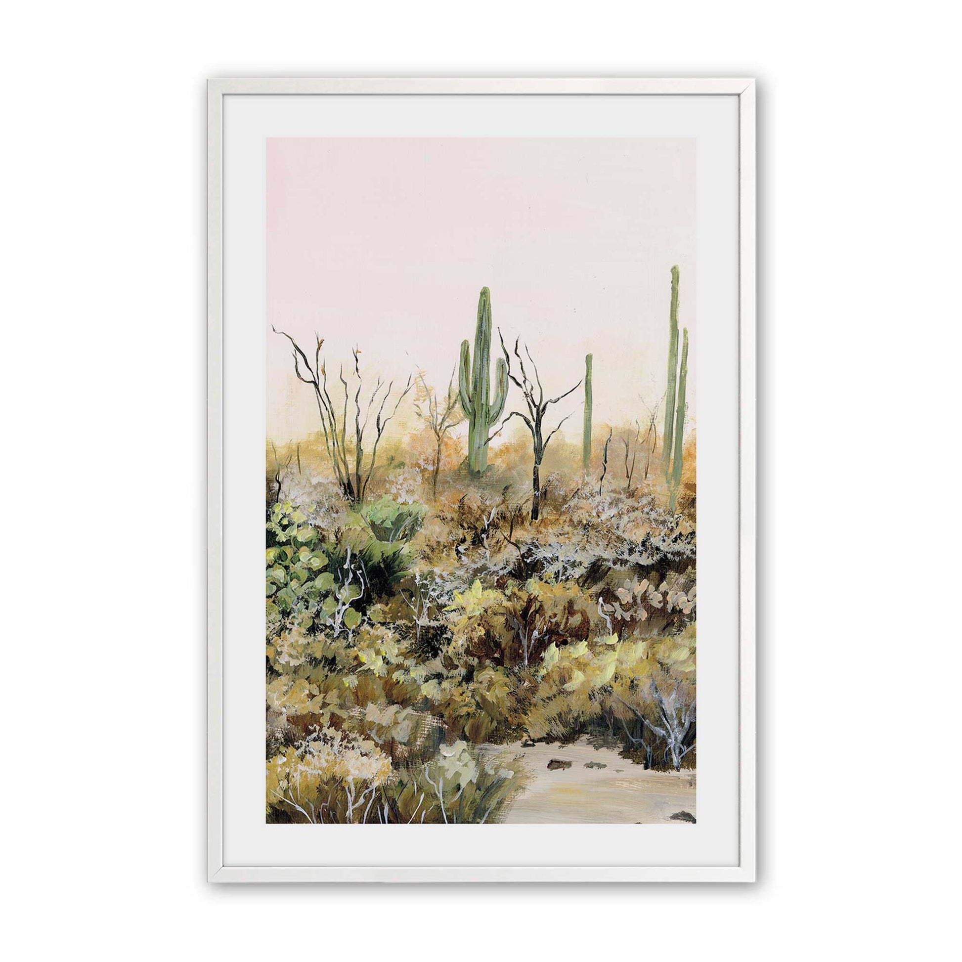 [Color:Opaque White], Picture of art in a Opaque White frame