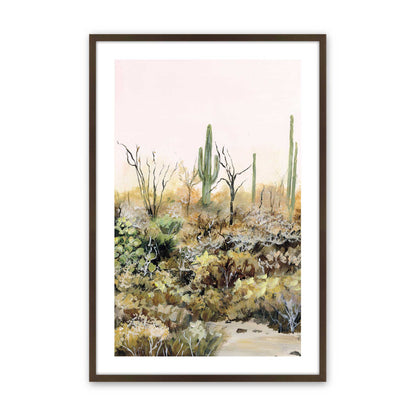 [Color:Brown], Picture of art in a Brown frame
