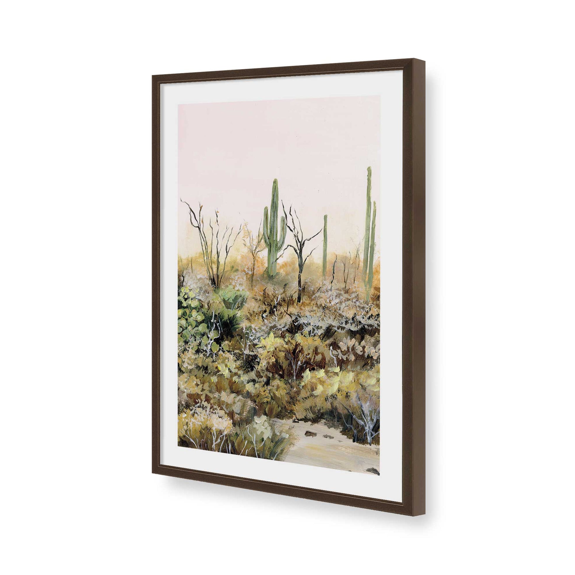 [Color:Belvinder Brown], Picture of art in a Belvinder Brown frame of the corner