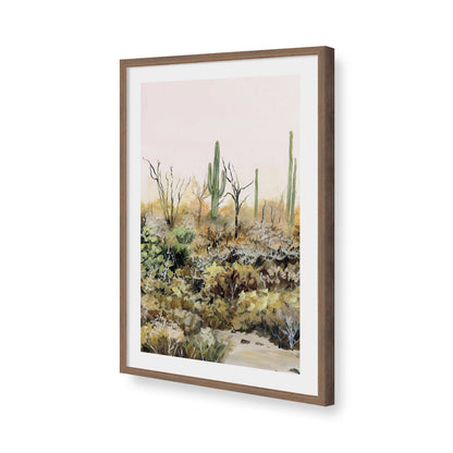 [Color:Walnut], Picture of art in a Walnut frame of the corner