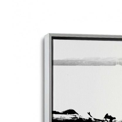 [Color:Polished Chrome], Picture of art in a Polished Chrome frame at an angle
