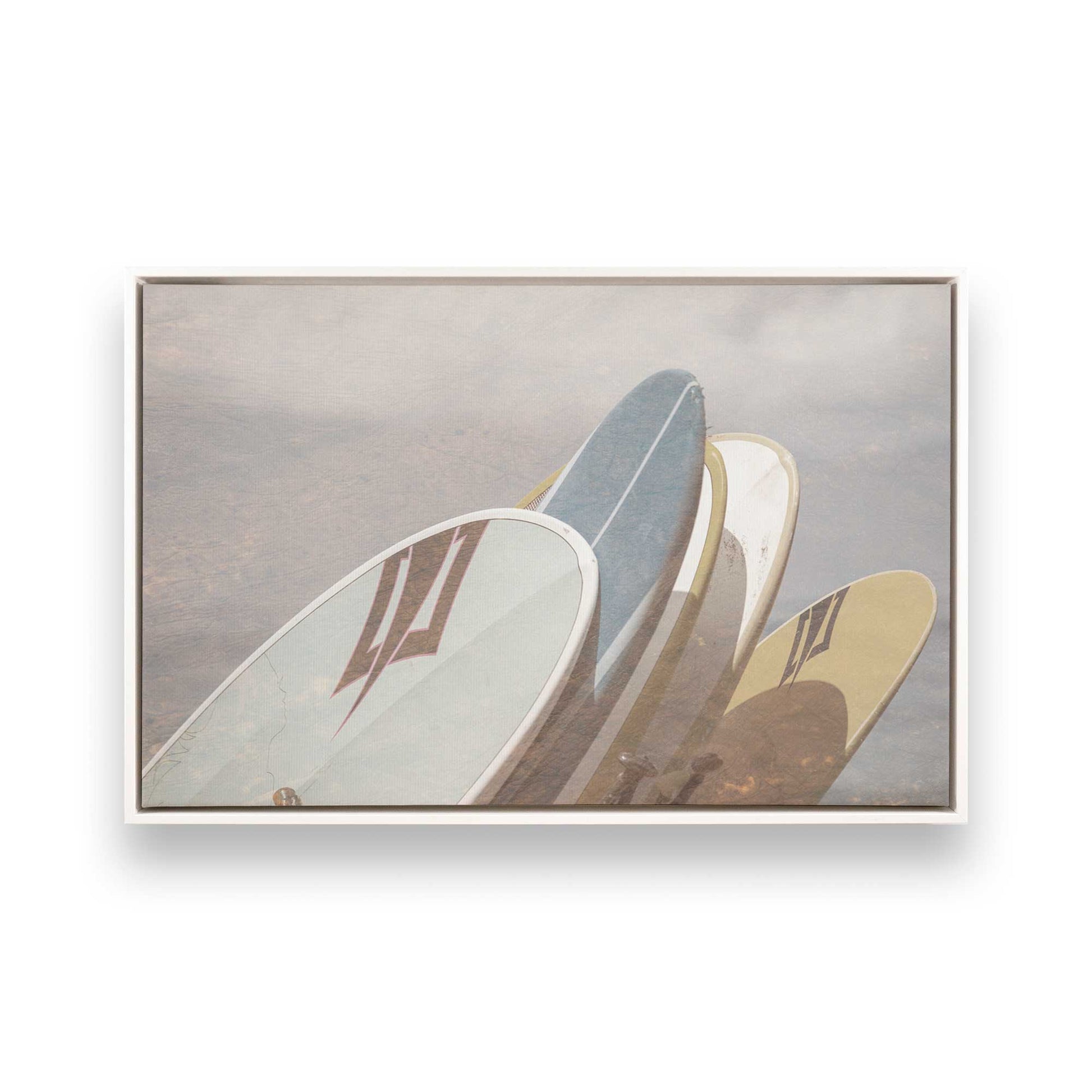 [Color:Opaque White], Picture of art in a White frame