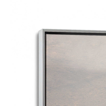 [Color:Polished Chrome], Picture of art in a Polished Chrome frame at an angle