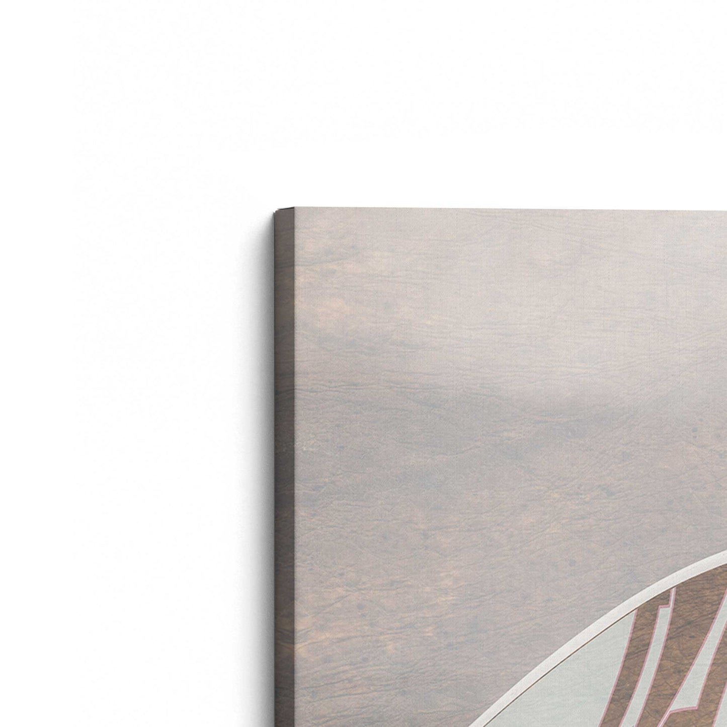 [Color:Stretched Canvas], Picture of the corner of the art