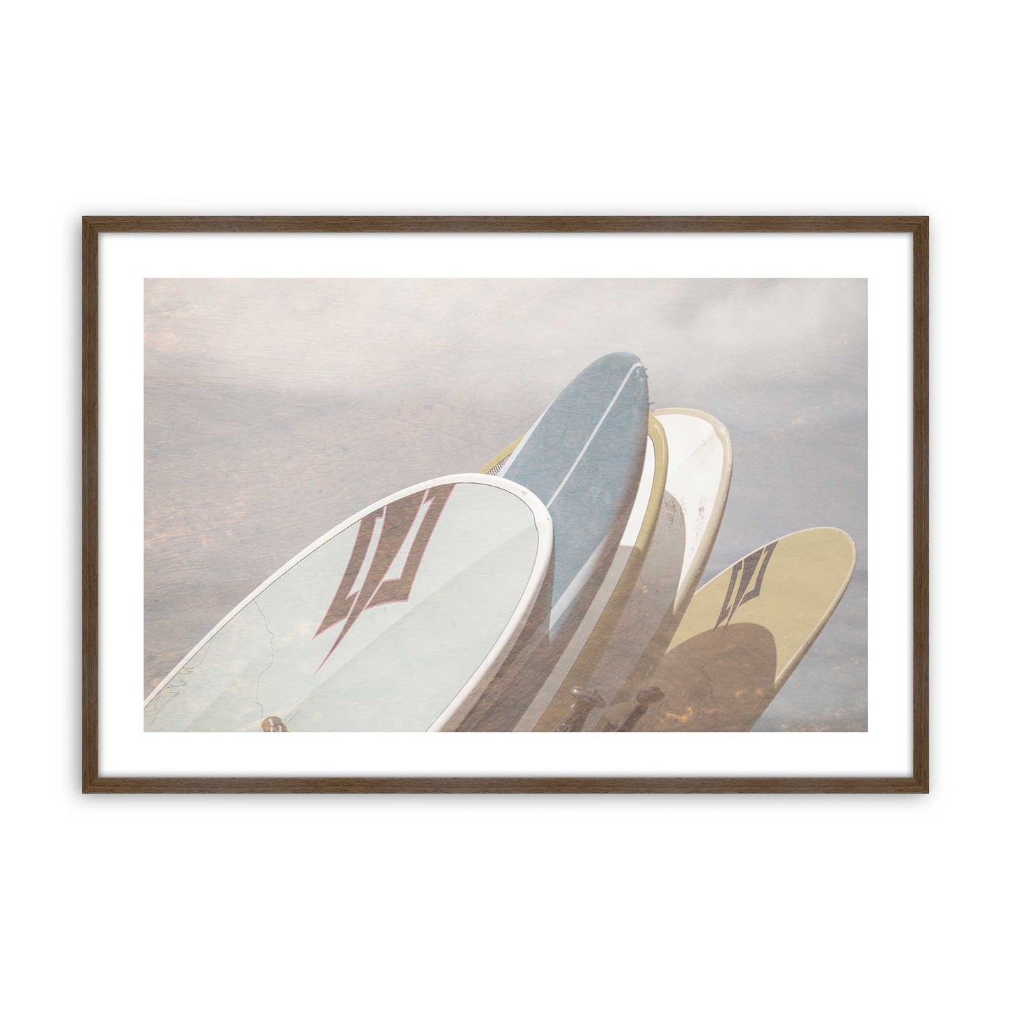 [Color:Walnut], Picture of art in a Walnut frame