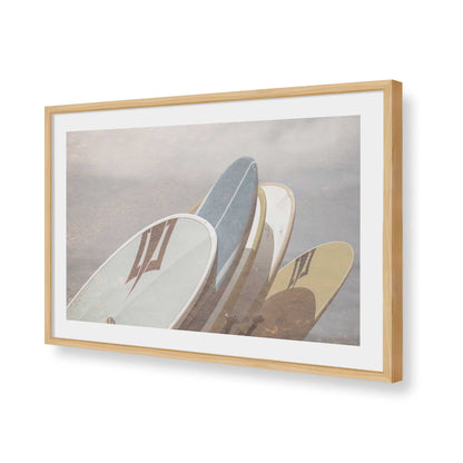 [Color:American Maple], Picture of art in a American Maple frame of the corner