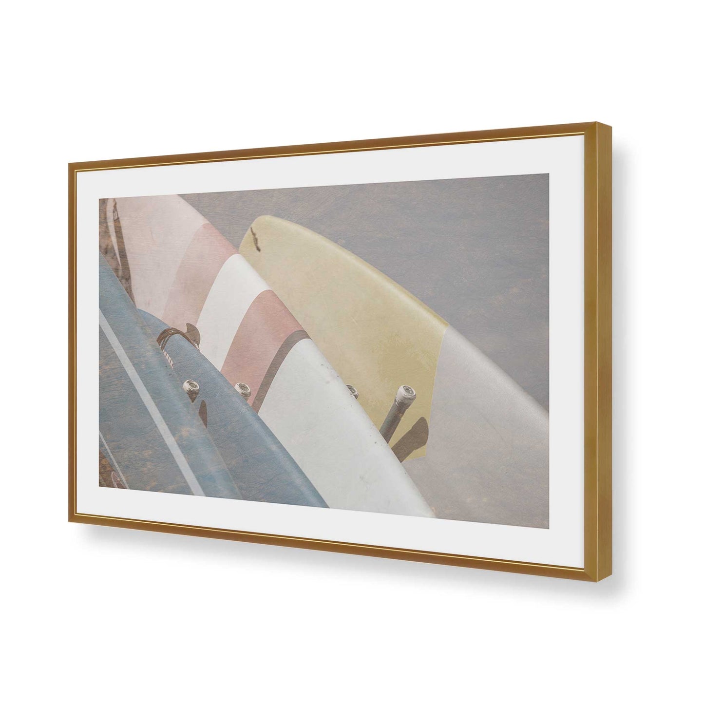 [Color:Polished Gold], Picture of art in a Polished Gold frame of the corner
