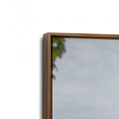 [Color:Walnut], Picture of art in a Walnut frame at an angle