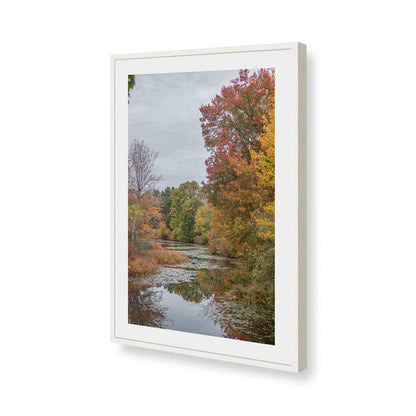 [Color:Opaque White], Picture of art in a Opaque White frame of the corner