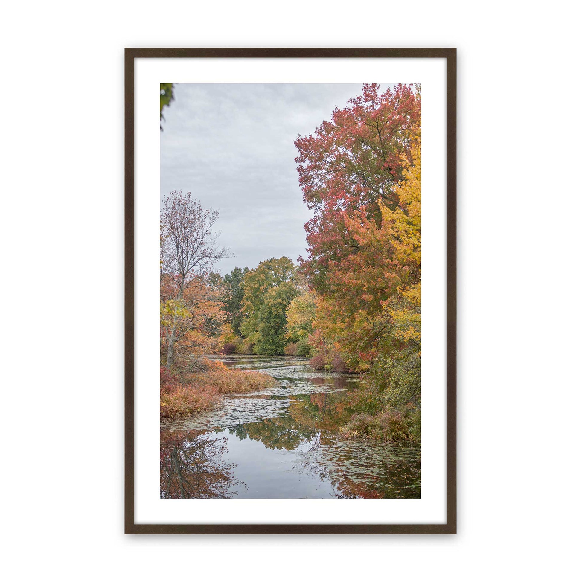 [Color:Belvinder Brown], Picture of art in a Belvinder Brown frame