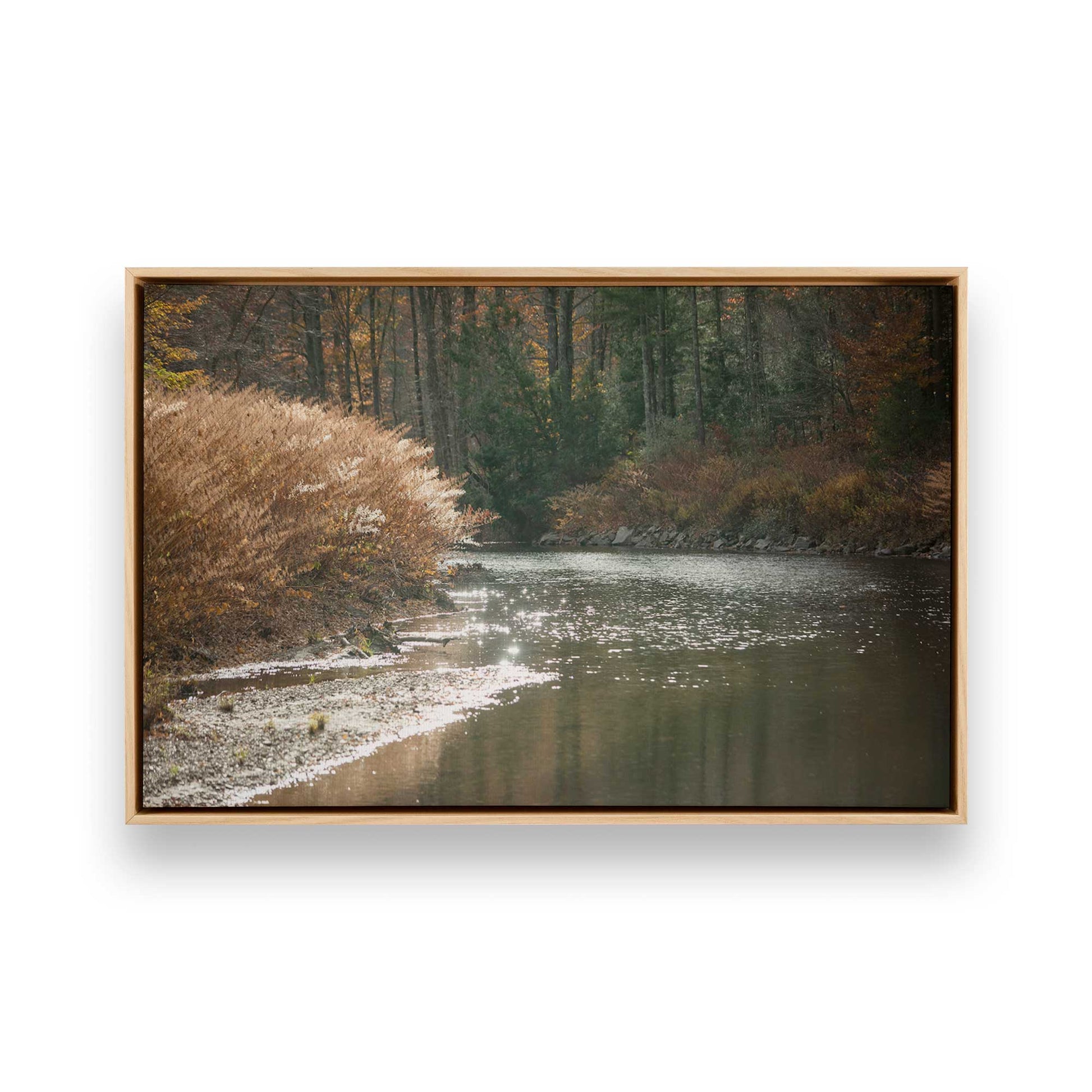 [Color:American Maple], Picture of art in a American Maple frame