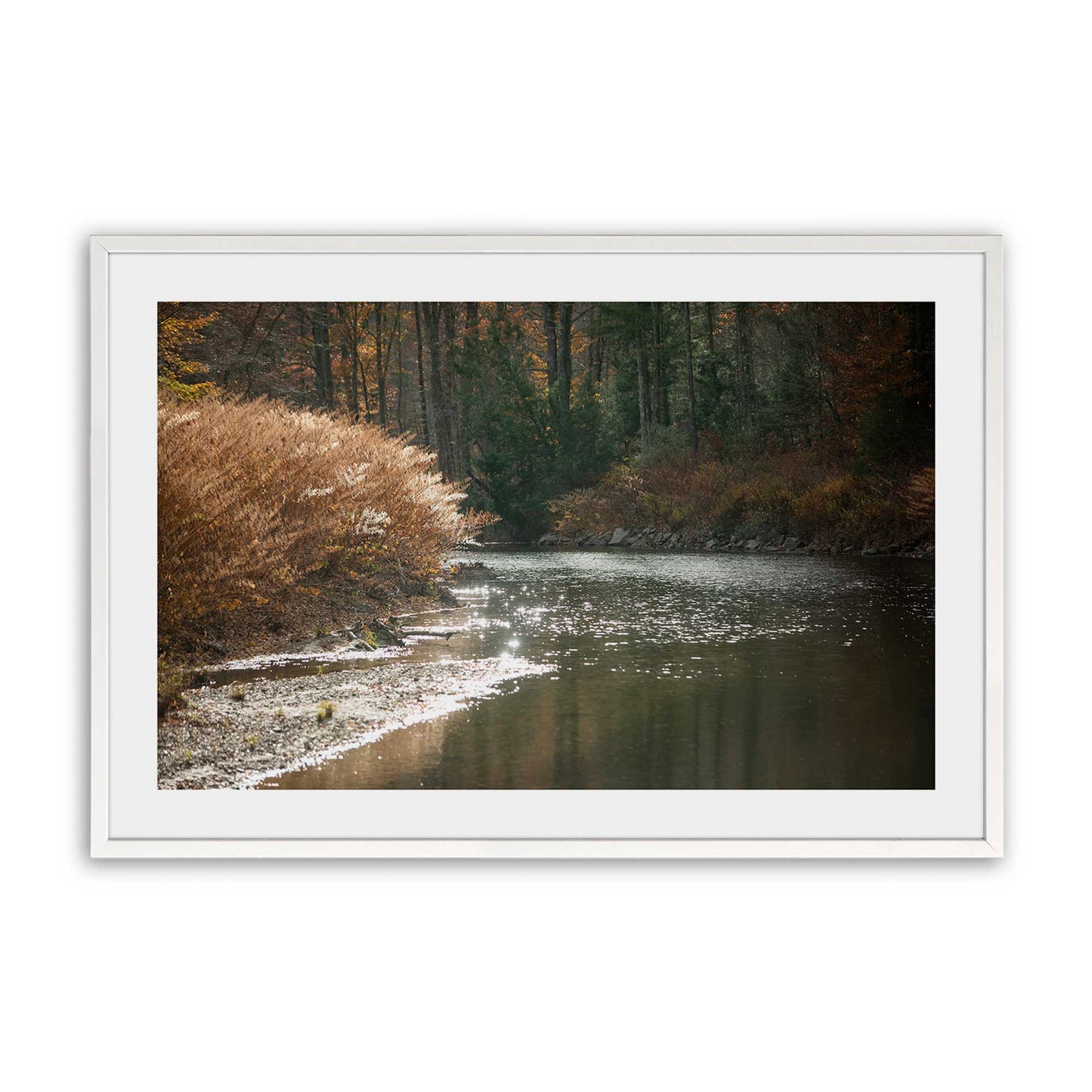 [Color:Opaque White], Picture of art in a Opaque White frame