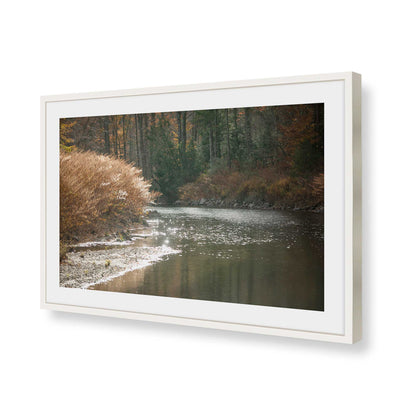 [Color:Opaque White], Picture of art in a Opaque White frame of the corner