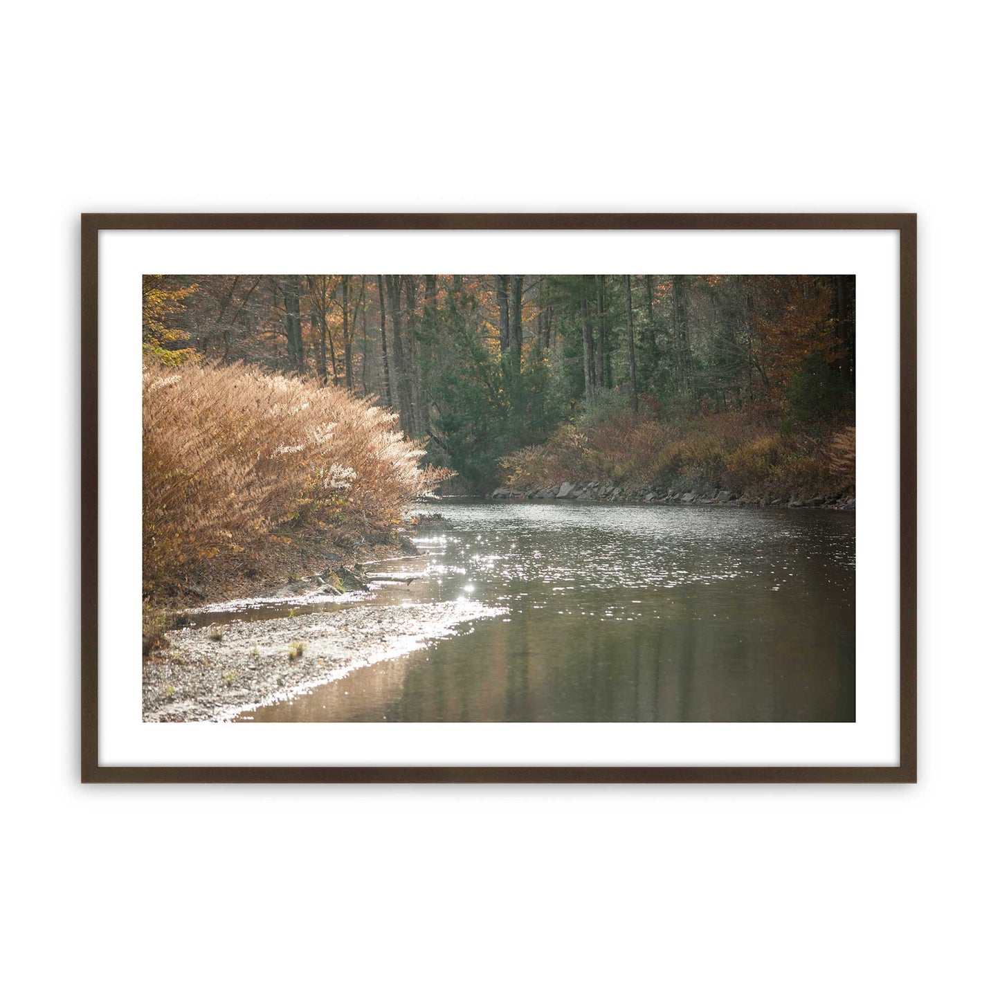 [Color:Belvinder Brown], Picture of art in a Belvinder Brown frame