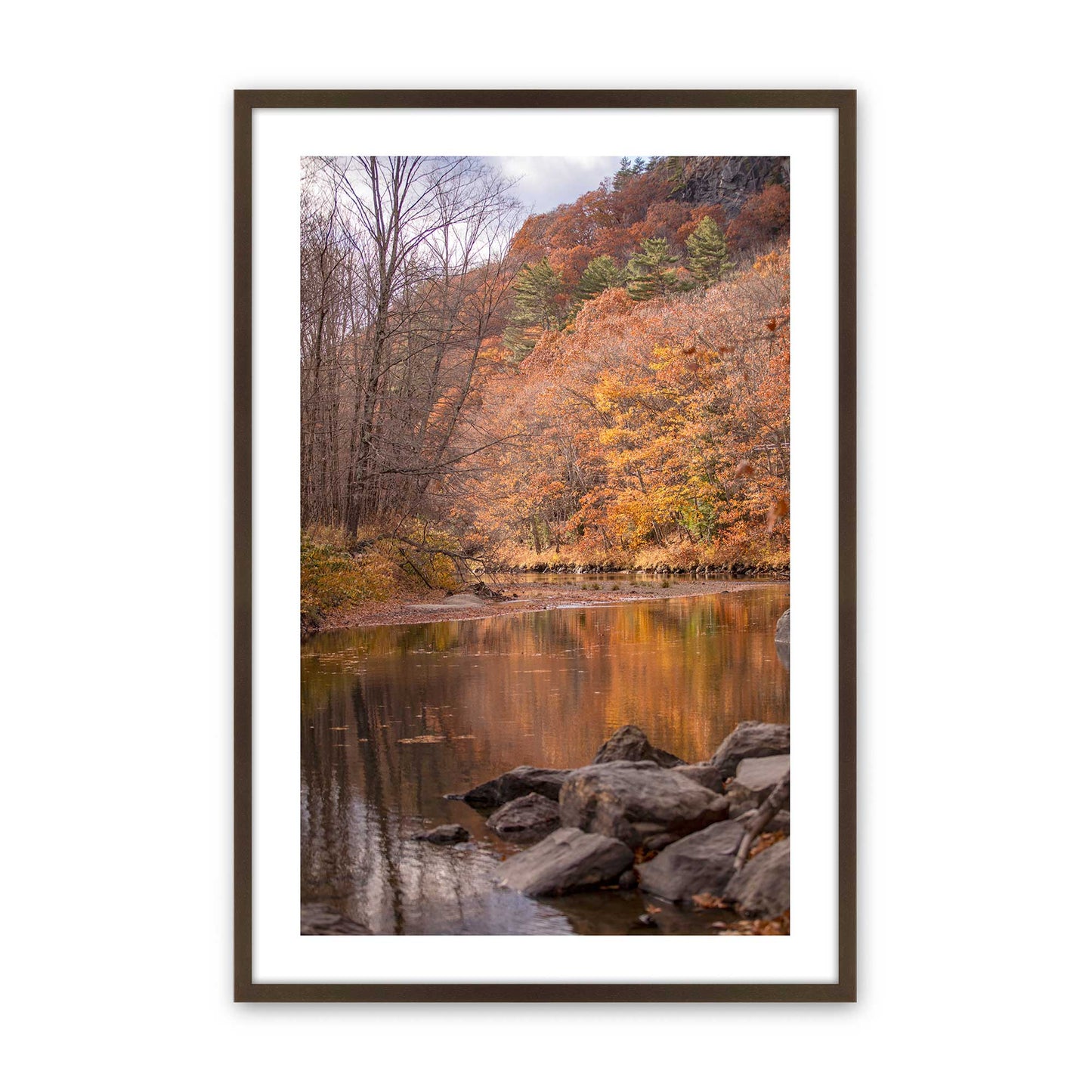 [Color:Belvinder Brown], Picture of art in a Belvinder Brown frame