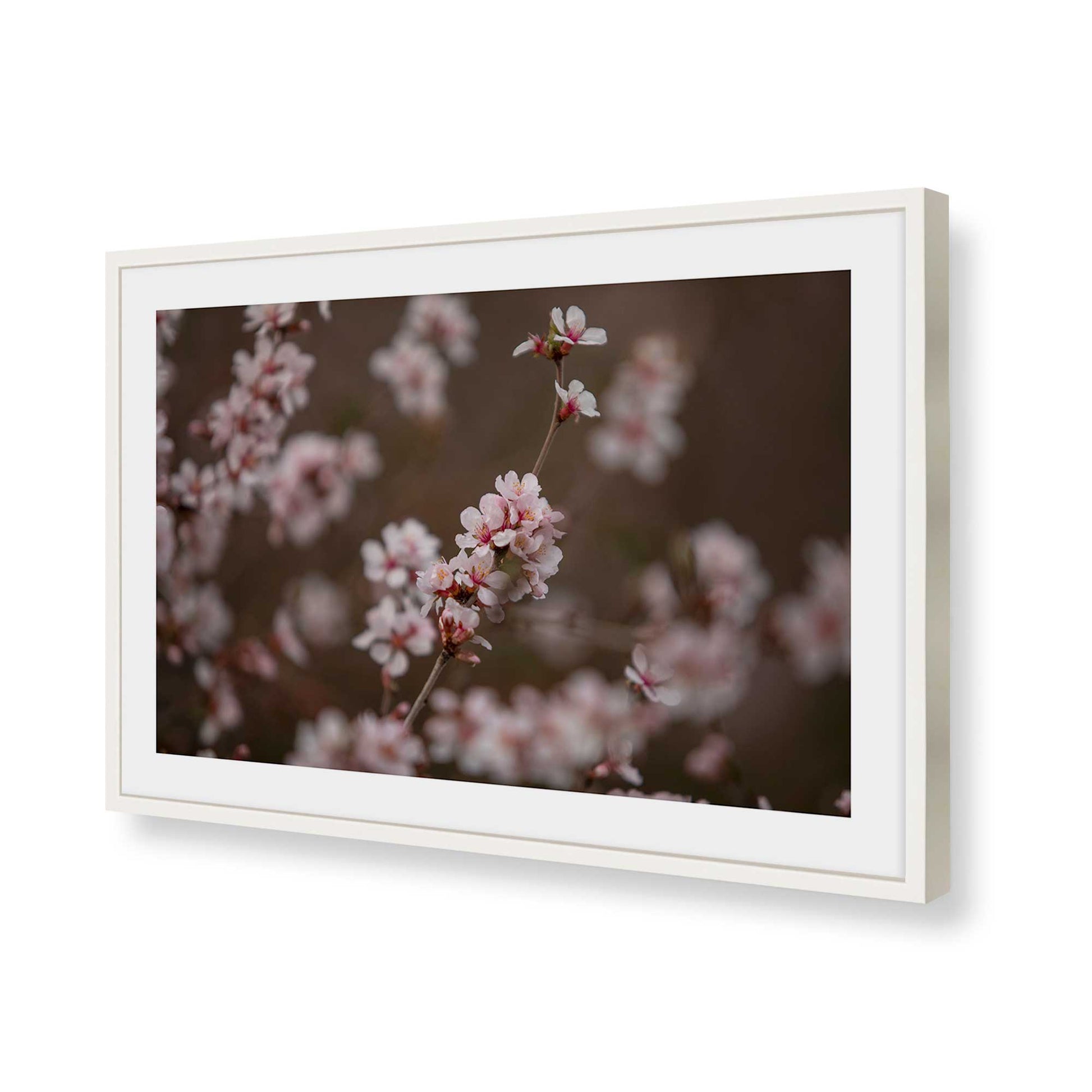 [Color:Opaque White], Picture of art in a Opaque White frame of the corner