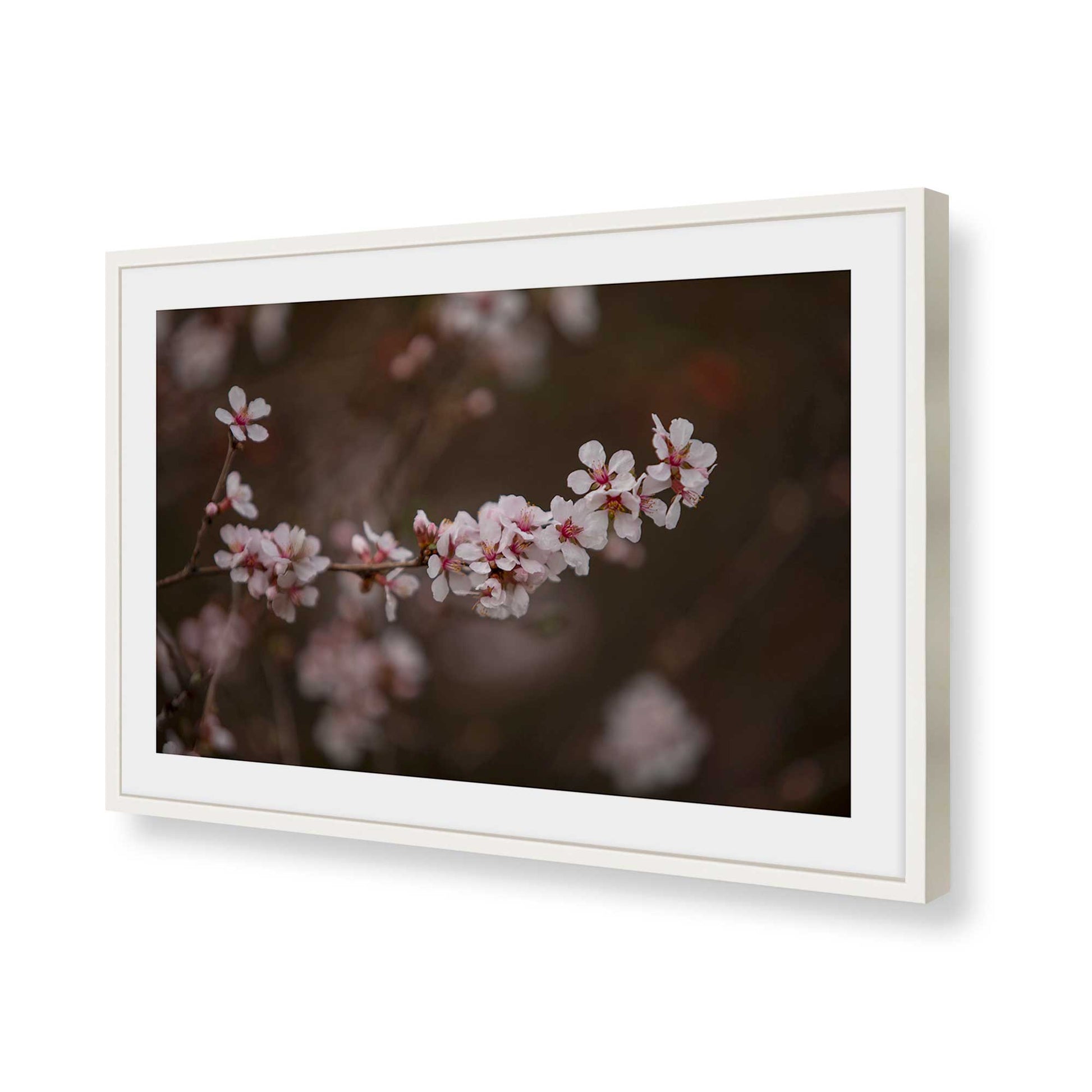 [Color:Opaque White], Picture of art in a Opaque White frame of the corner
