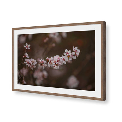 [Color:Walnut], Picture of art in a Walnut frame of the corner