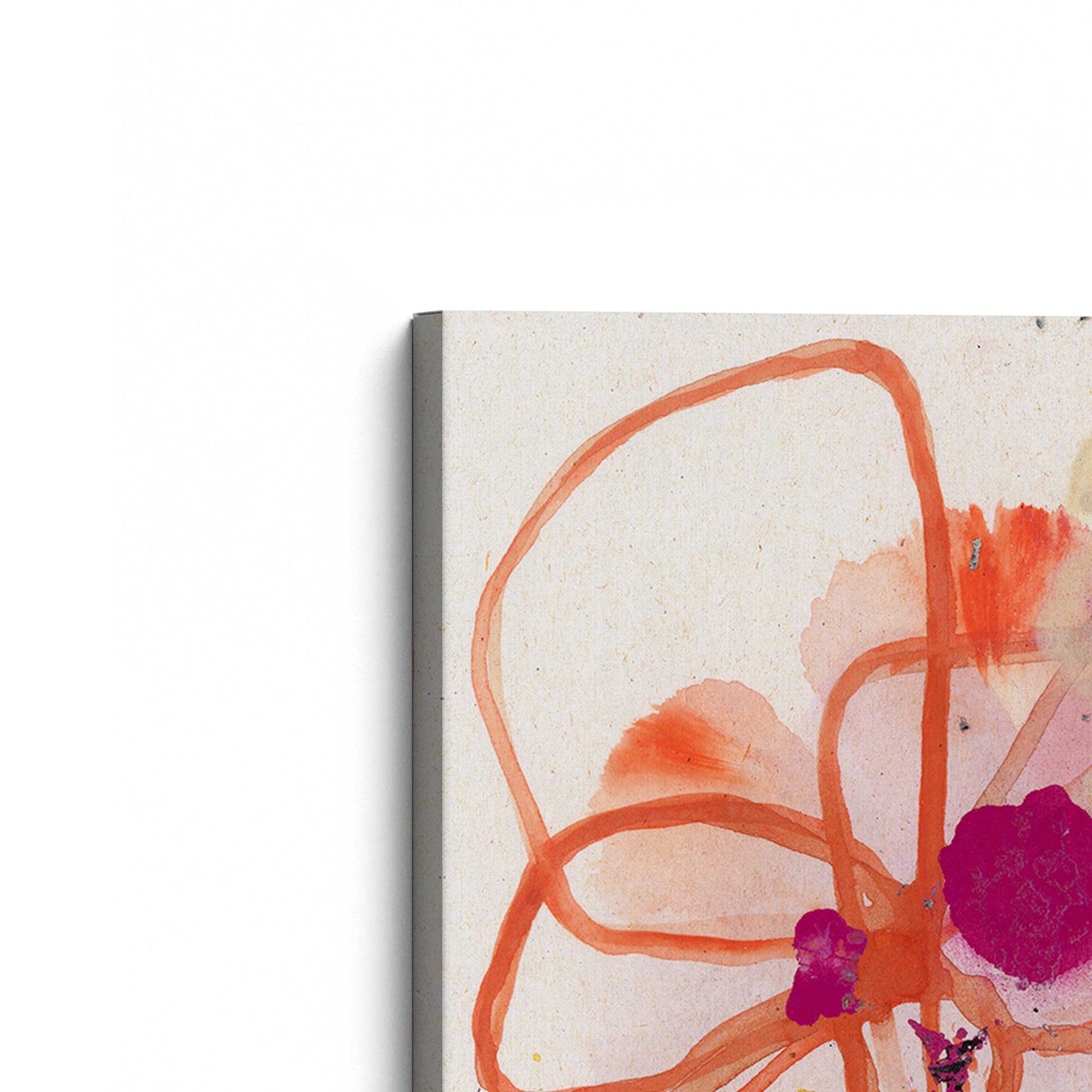 [Color:Stretched Canvas], Picture of the corner of the art