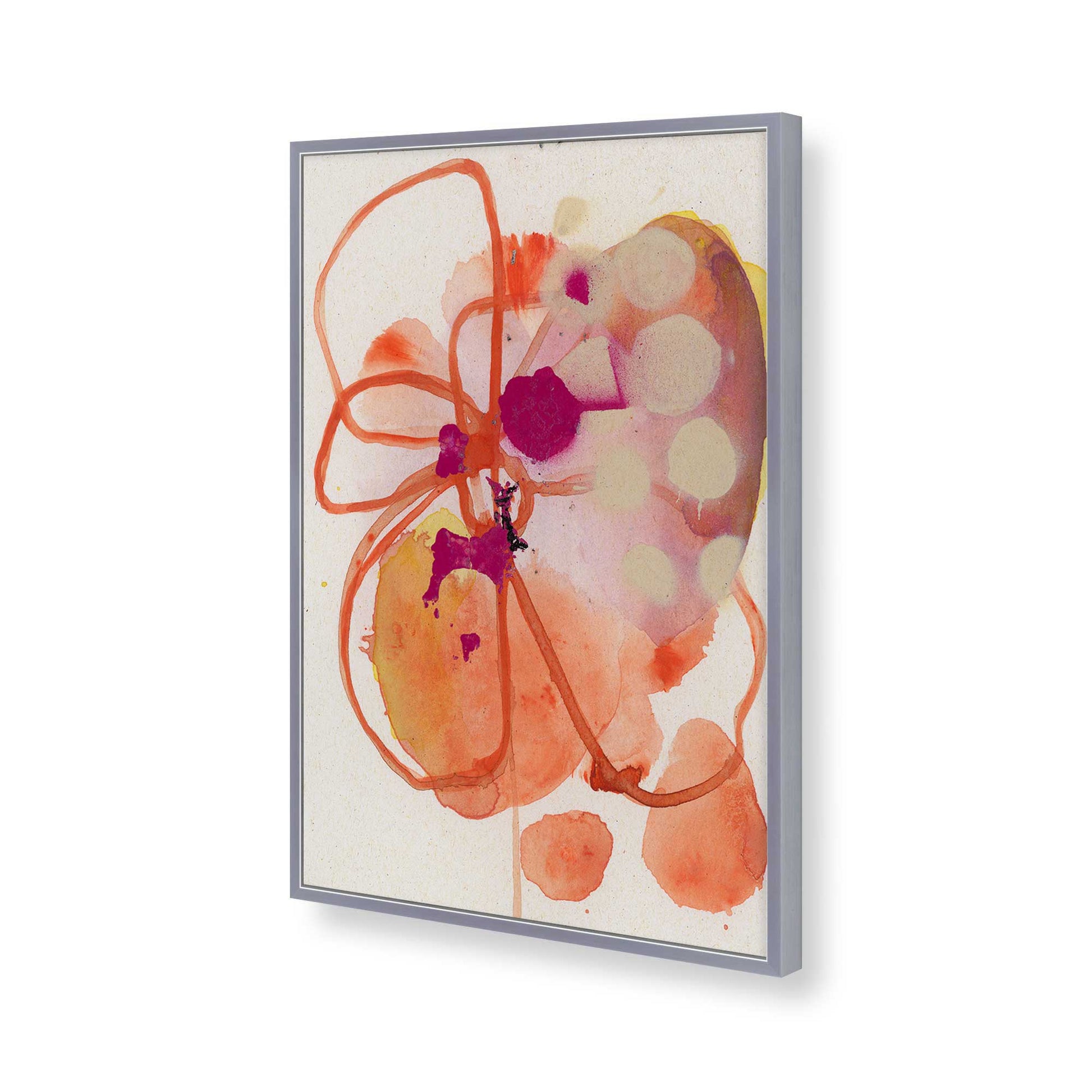 [Color:Polished Chrome], Picture of art in a Polished Chrome frame of the corner