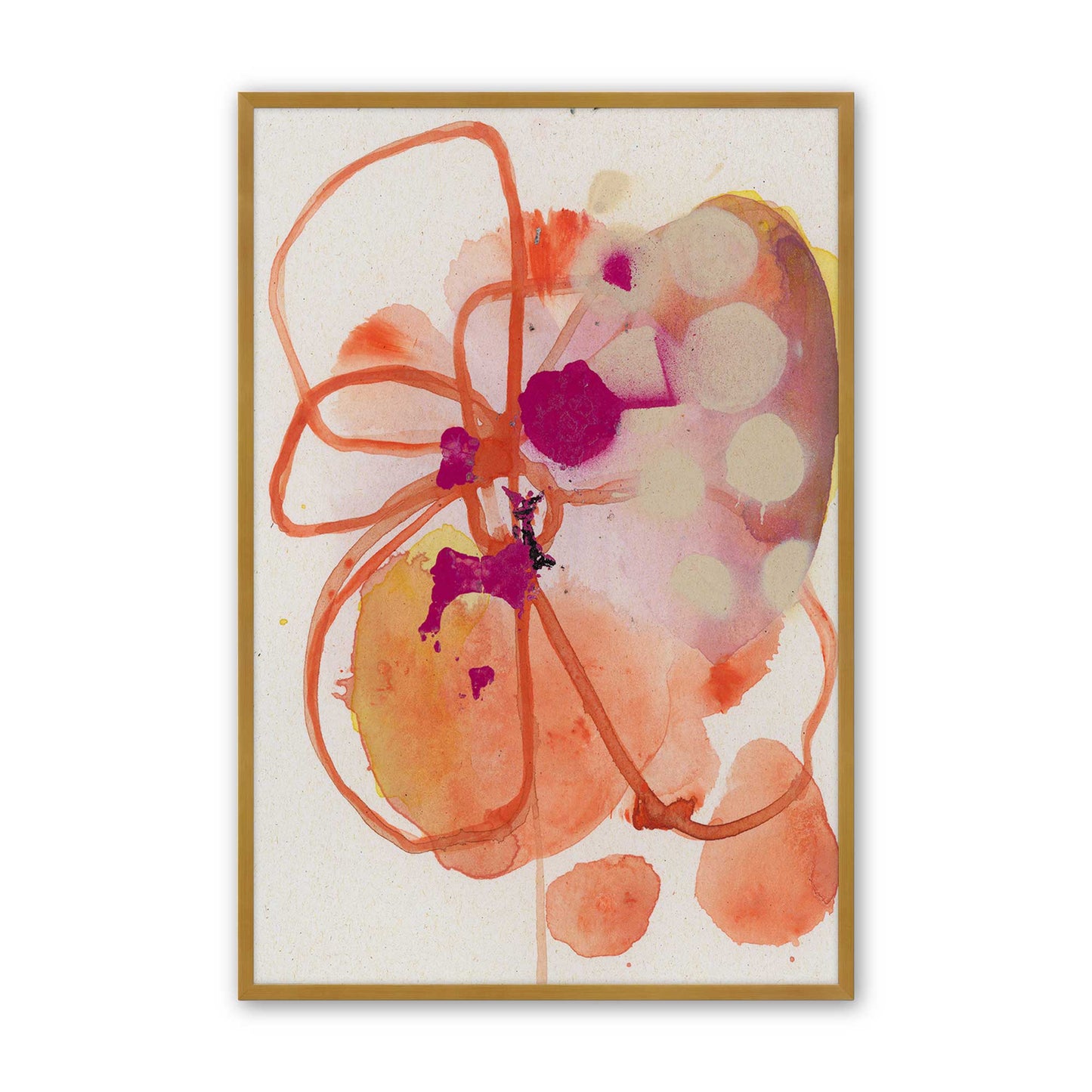 [Color:Polished Gold], Picture of art in a Polished Gold frame