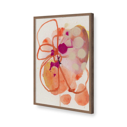 [Color:Walnut], Picture of art in a Walnut frame of the corner