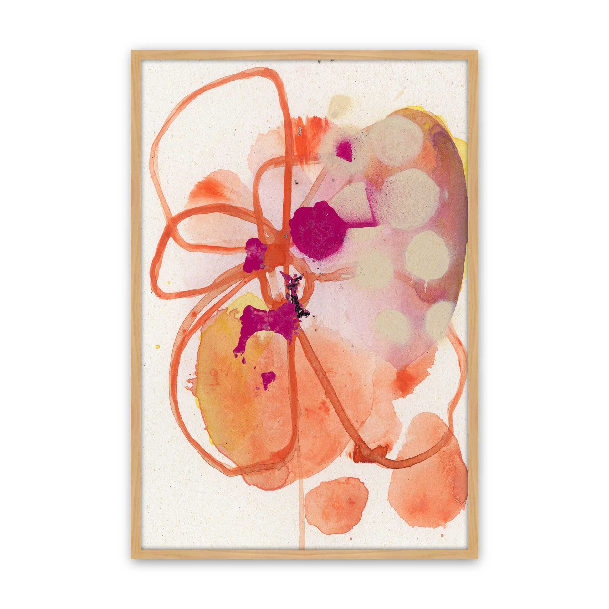 [Color:American Maple], Picture of art in a American Maple frame
