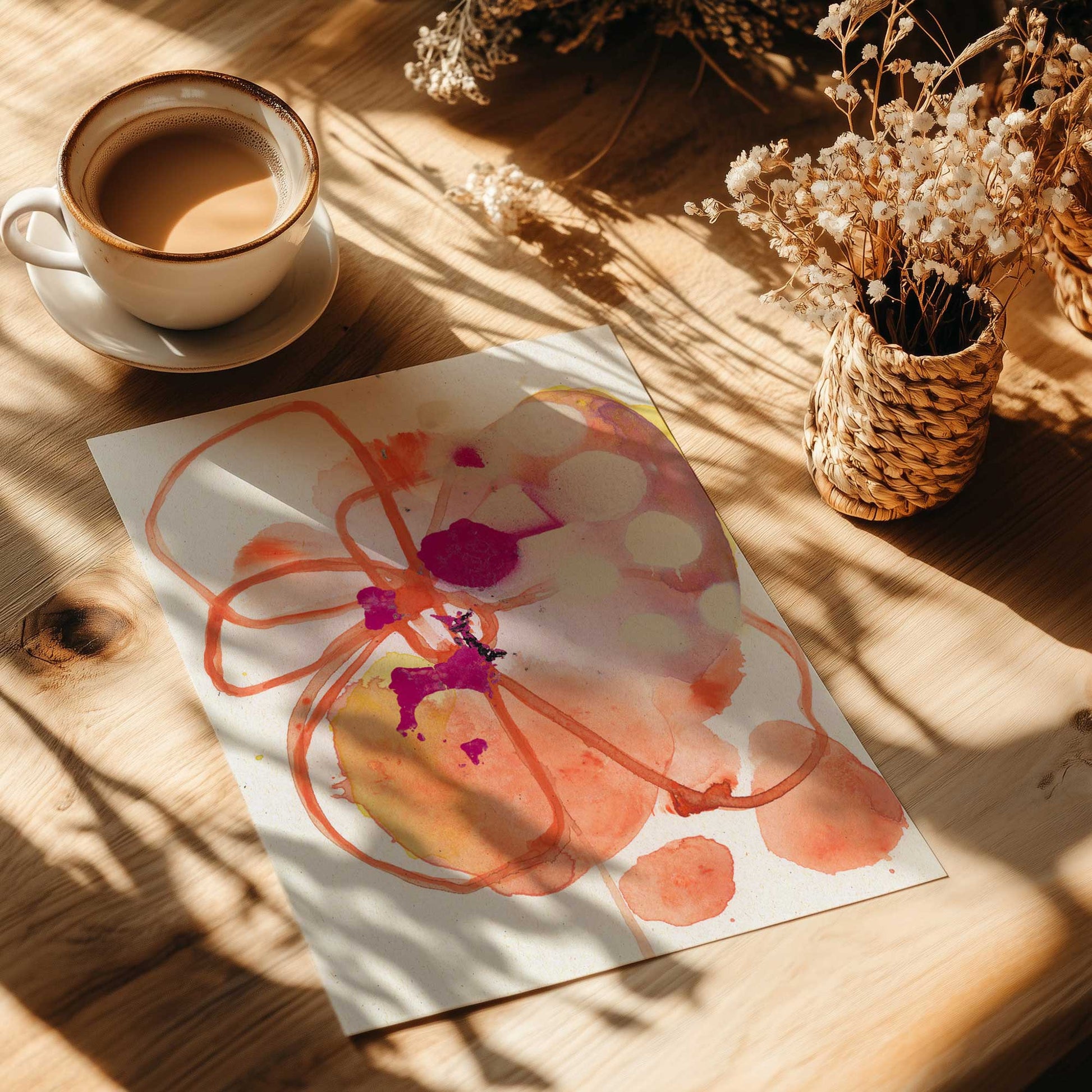 [Color:Rolled Print], Picture of close up of art