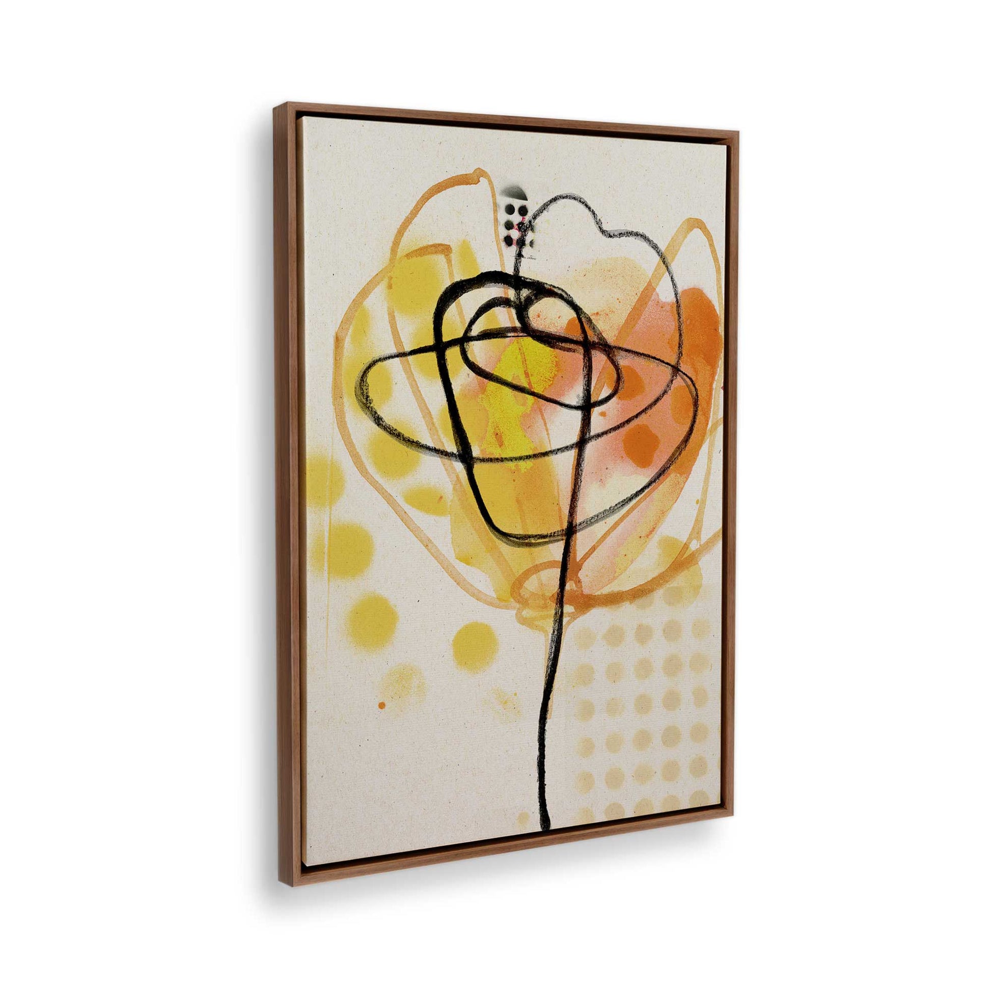 [Color:Walnut], Picture of the corner of the art
