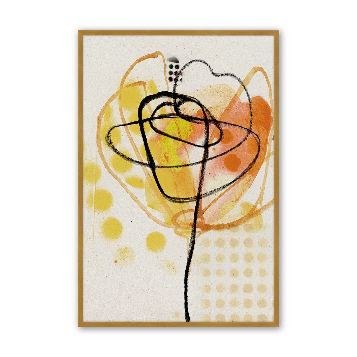 [Color:Polished Gold], Picture of art in a Polished Gold frame