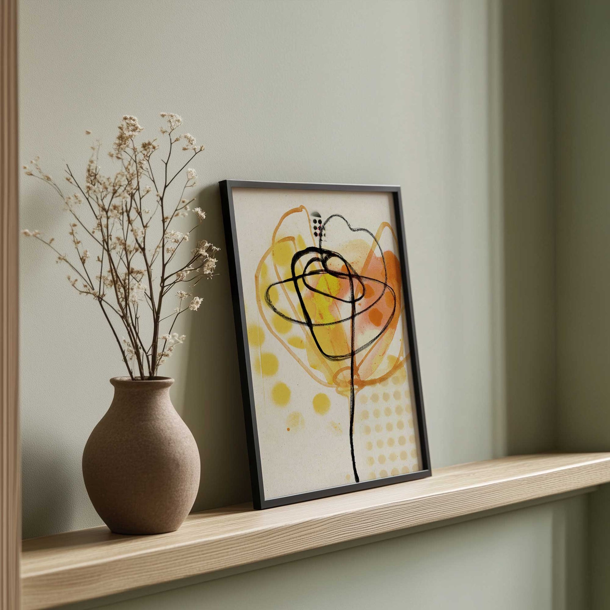 Picture of art in a room