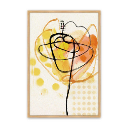 [Color:American Maple], Picture of art in a American Maple frame