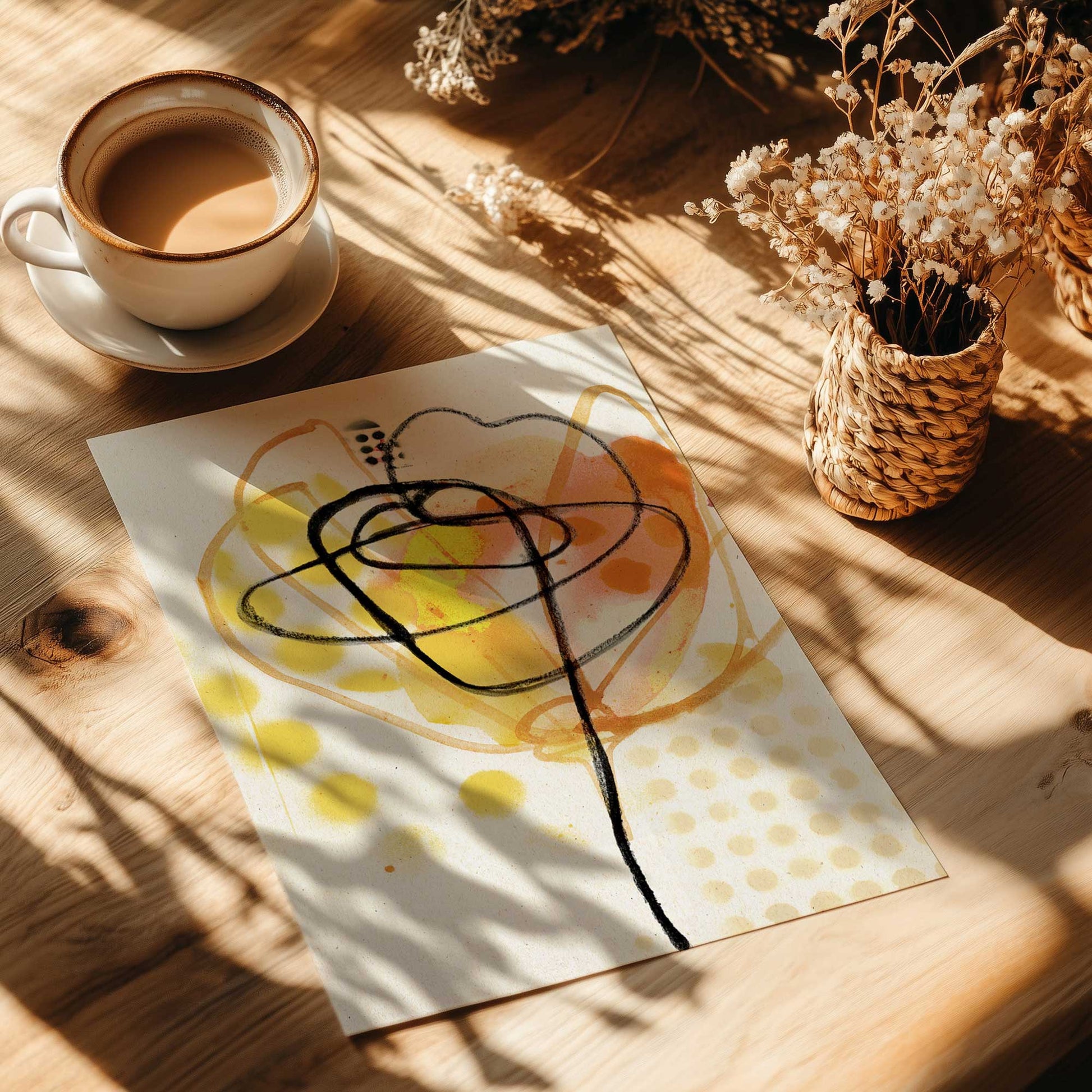 [Color:Rolled Print], Picture of close up of art