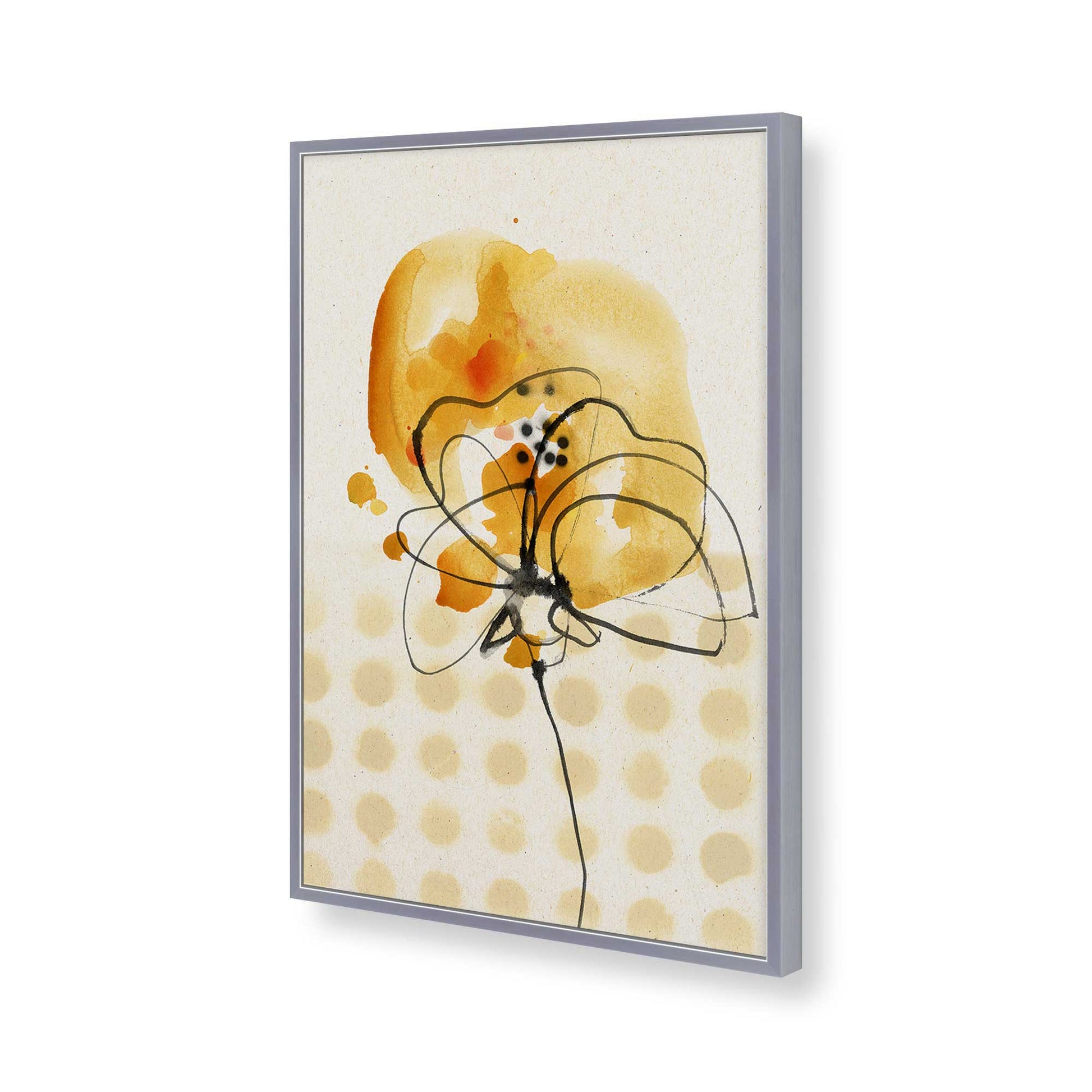 [Color:Polished Chrome], Picture of art in a Polished Chrome frame of the corner