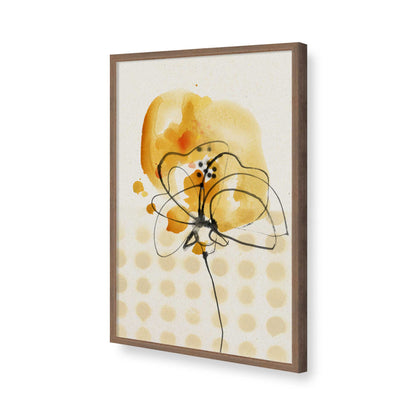 [Color:Walnut], Picture of art in a Walnut frame of the corner