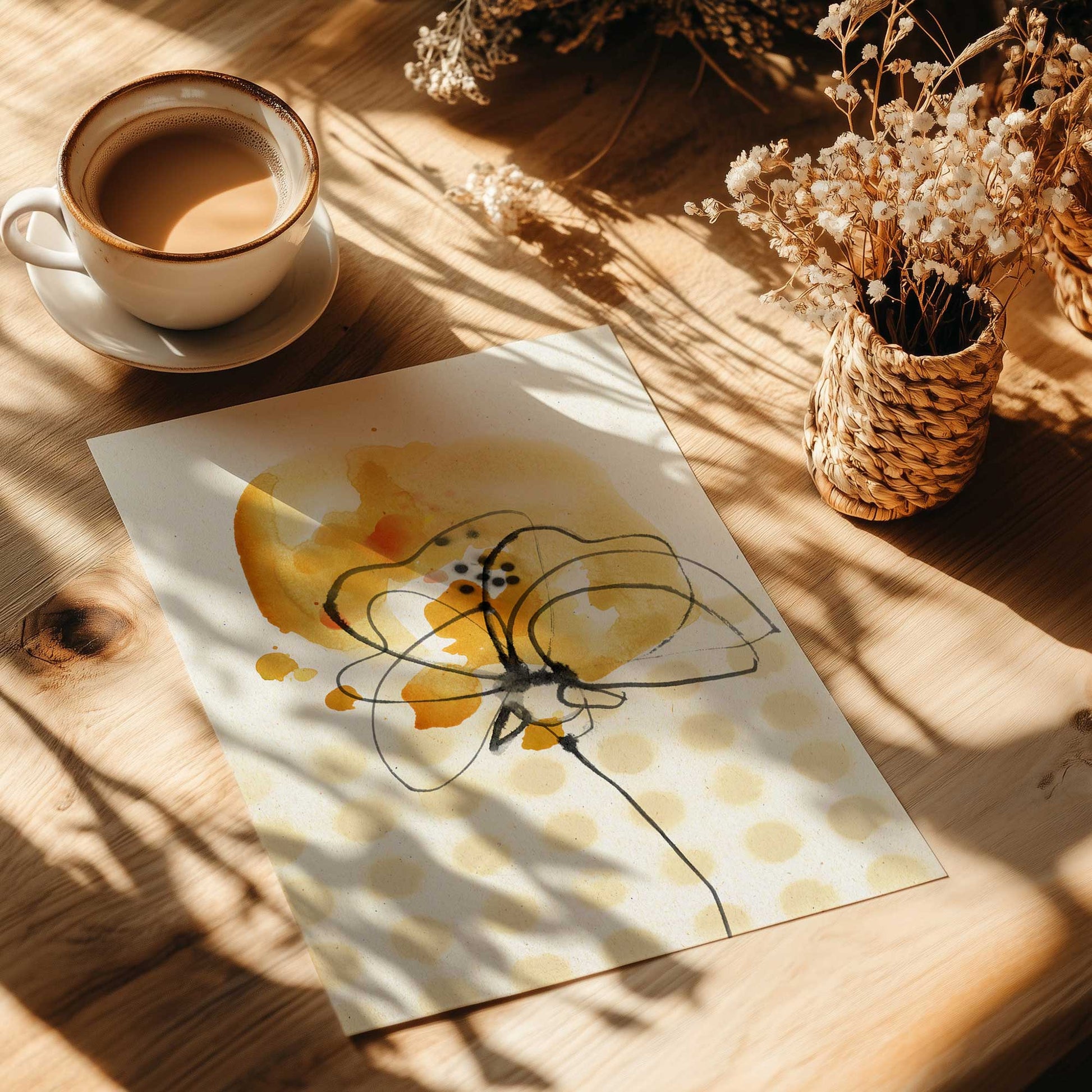 [Color:Rolled Print], Picture of close up of art